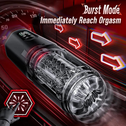 APP Control Electric Rotary Telescopic Tongue Licking Male Hands-Free Masturbation Device Penis Exercise Plane Cup Adult Toys