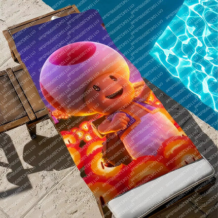 S-Super Towel Large Quick-Drying M-Mario-o Microfiber soft Beach Towel for Travel Fitness Sauna Bathing Camping Kids Gift