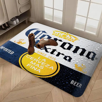 C-Corona E-Extra Beer Room Mats Anti-slip Absorb Water Long Strip Cushion Bedroon Mat Household Carpets