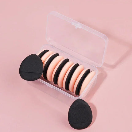 6/10Pcs Mini Finger Puff Foundation Small Air Cushion Powder Sponge Face Concealer BB Cream Cosmetic Applicator Makeup Tools