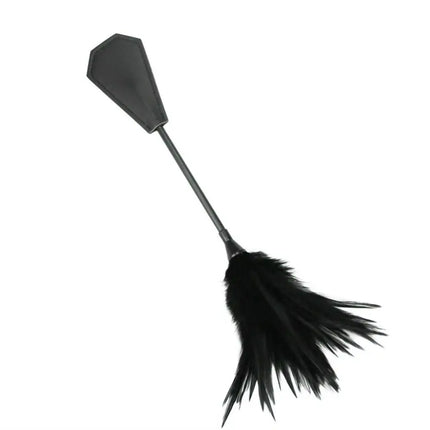 Double Side Feather Tickler Erotic Flirting Spanker Paddle Fetish Slave Flogger Harness Whip  BDSM Adult Games For Couples