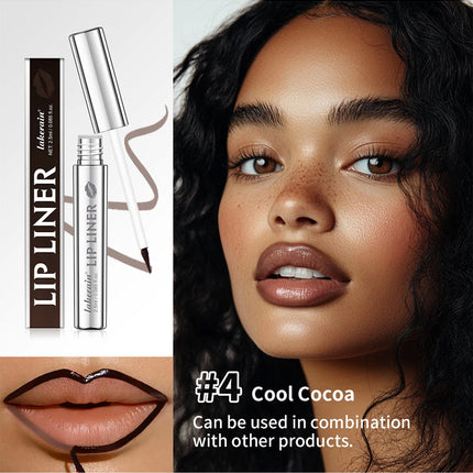 Waterproof Lip Liner Peel Off Tattoo Lipgloss Waterproof Long Lasting Matte Lip Tint Brown Contour Tear-off Lips Stain Cosmetics