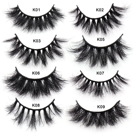LEHUAMAO Eyelashes 3D Mink Lashes natural handmade volume soft lashes long eyelash extension real mink eyelash for makeup D103