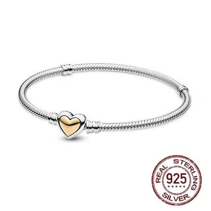 NEW 100% S925 pure silver Spider Man snake bone bracelet, suitable for original DlY bracelet, women's fashionable jewelry gift