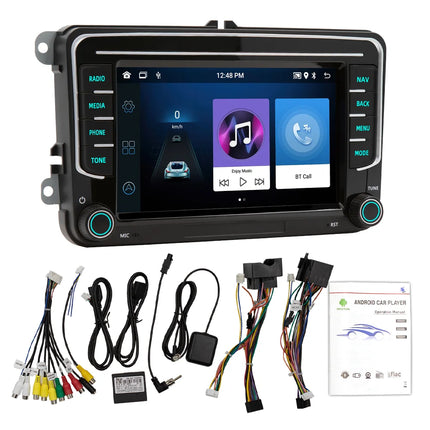 BQCC 7" Android 13 Octa Core Car Player Mirrorlink Carplay WIFI GPS For Volkswagen VW CC Passat B7 Polo Golf 5 6 Jetta mk5 mk6