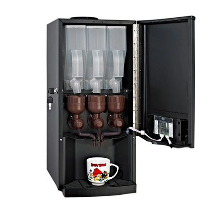 Automatic Coffee Machine 2/3 Tank Commercial Drip Coffee Maker Tabletop Office Juice Tea Coffee Drinks Vending Machine