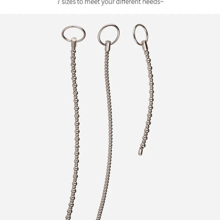 Runyu Stainless Steel Urethra Pull Beads Horse Eye Stick Massager SM Urethral Catheter Metal Penis Plug Male Adult Stimulator