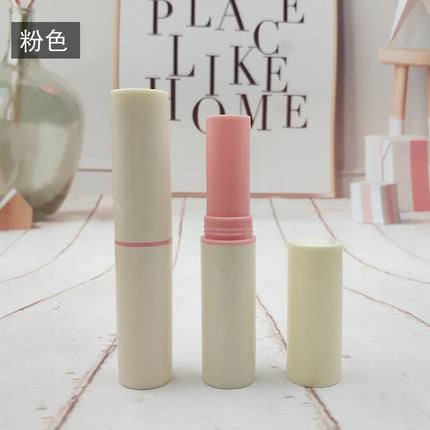 500PCS Colorful Reusable Empty Lip Balm Tube DIY Lipstick Lip Wax Tube Lip Gloss Container With Cap For Girls