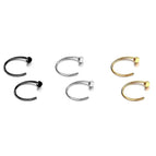 H8-6pcs-3 colour / China Mainland / 18G-1.0mm-10mm