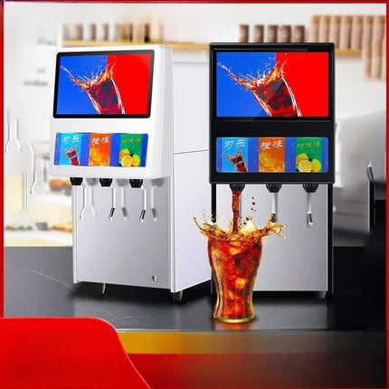 Coke machine, commercial Pepsi syrup cold drink, fully automatic three-valve self-service carbonated beverage machine
