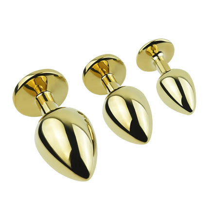 S/M/L Size Anal Plug Sex Toys Stainless Steel Metal Anal toys Sex Toys for Adults Women Men Gay Butt Plug Dildo Intimate Goods