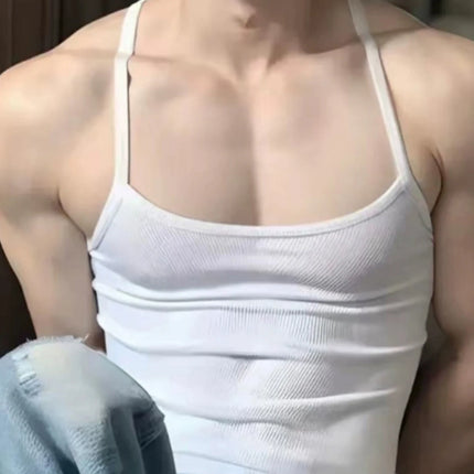 Summer 2026 Men's Casual Short Sleeve T-Shirt Fashionable Versatile Top Men's Wear Upper Apparel Tank Top