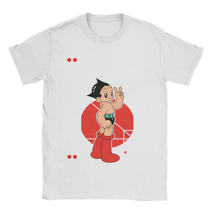 Astro Boy Manga Anime T-Shirt Mighty Atom Astroboy Clothing Novelty Short Sleeve Tee Men Women T-Shirt Parent-child Adults Children