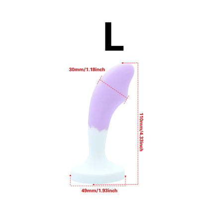 Silicone Anal Plug G-point Massage Gem Crystal Base Butt Plug Anal Masturbation Stimulator Anal Dilatancy Dildos Adult Sex Toys