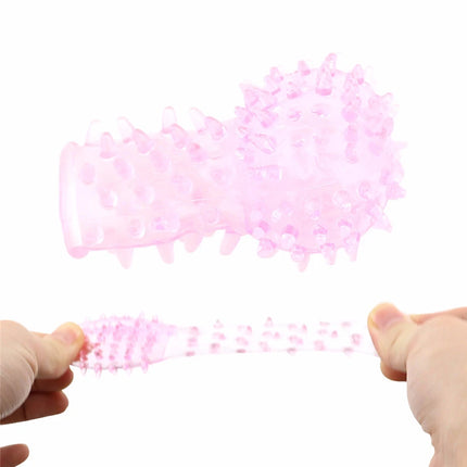 1Pcs Soft Rubber Flirting Gloves Barbed Clit G-Spot Stimulator sex toys for couples games Female masturbation Health Care