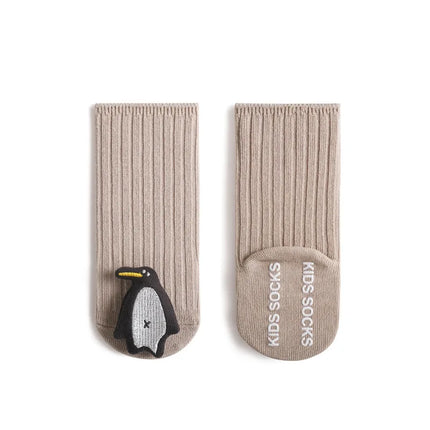 2023 New Cute Cartoon Animal Baby Socks Winter Autumn Soft Warm Cotton Non-slip Soled Newborn Toddler Boy Girl Socks