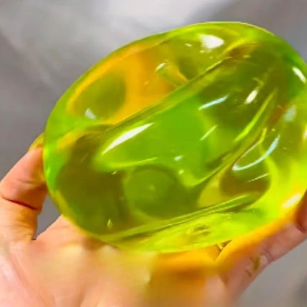 Squishy Green Apple Stress Ball  Soft Fidget Sensory Toy for ADHD Autism Slow Rebound Squeeze Toy