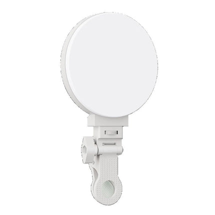 Professional Rechargeable Clip On Phone Ring Light for Selfies Live Streaming Photography Portable LED Fill Light