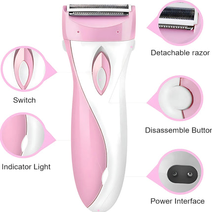 Electric Women Trimmers Epilators Shavers Razors for Women on Private Area and Leg Armpit Back Hair,Girl Bikini Epilator Groomer