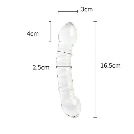 Adult Anal Sex Toys with Crystal Glass Dildo Beads G-Spot Butt Plug for Women Massager Vagina Stimulate Anue Phallus Collection