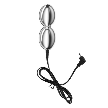 New Bipolar Electric Shock Anal Plug Vestibular Male and Female Metal Anal Plug SM Remote Electric Shock Stimulator Sex Toys 18+