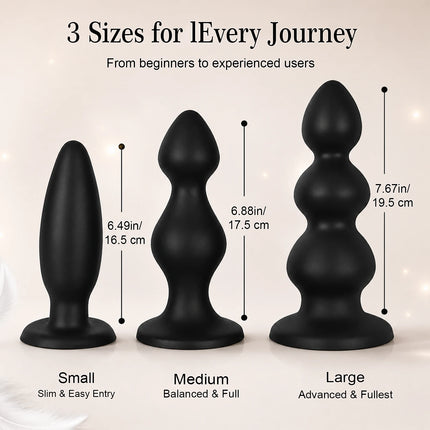 Big Anal Beads Soft Liquid Silicone 1/2/3 Balls Buttplug Suction Cup Sex Toys for Women Men Prostate Massage G-spot Masturbation