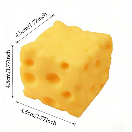 Giant Cheese Squeeze Toy Extra Large Size Cheese Squishy Fidget Toys Slow Rebound Shapeable Venting Ball for Adults Gifts