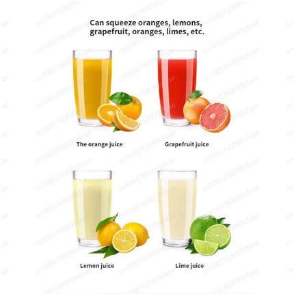 Juicer Stainless Steel Hand Press Electric Juice Machine Lemon Orange Juice Separator