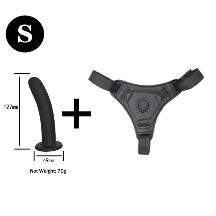 Strapon Dildo for Women Suction Cup Realistic Strap-On Dildo Huge Penis Belt Sexual Harness Strap On Anal Sex Toy for Lesbian