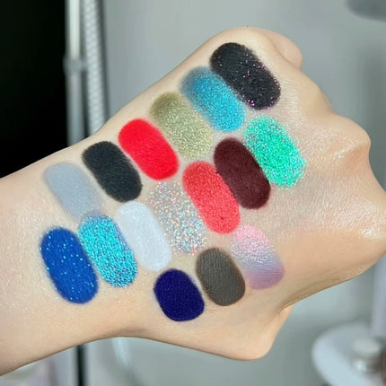 Qianyan Cheeryep 16 Color Eyeshadow Palette Glitter Chameleon Matte Pearlescent Flash Plate Cowherd Sequins