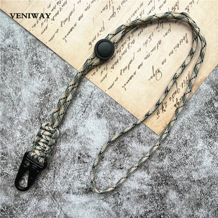 Lanyard Heavy Metal Keyring Adjustable Keychain Handmade Credential Holder Mobile Phone Hanging Neck Strap Anti-lost Key Chain
