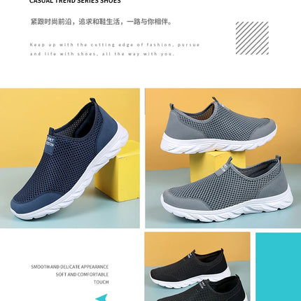 YRZL New Running Shoes for Men Breathable Sports Shoes Light Weight Fashion Summer Breathable Sneakers for Men Plus Size 39-46