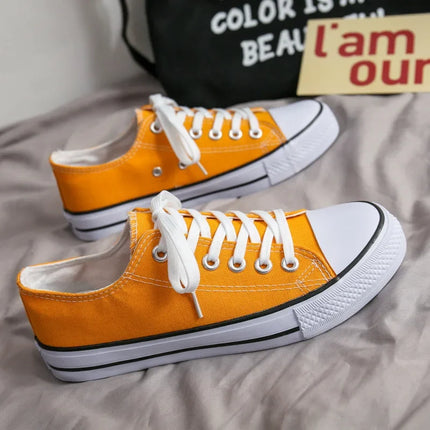 Unisex Casual Canvas Flat Shoes Spring Summer Breathable Rubber Sole Comfortable Slip-On Adults Flat Heel Fashionable Trendy