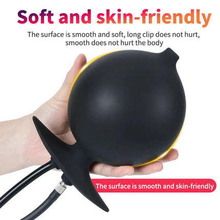 Anal Cleaner Enema Shower Water Spray Inflatable Butt Plug Prostate Stimulator Vagina Dilator Speculum Adult Sex Toys For Couple