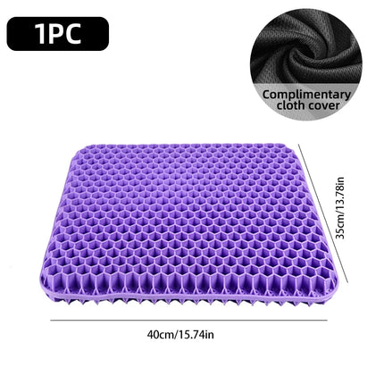 Automotive Gel Seat Cushions Designed for Summer Breathable Honeycomb Decompression Back Tailbone Pain Home Office Wheelchair