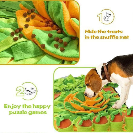 Pet Sniffing Mat Indoor Dog Walking Dog Cat Foraging Toy Dog Stress Relief Puzzle Treasure Hunt Game Slow Eating Mat