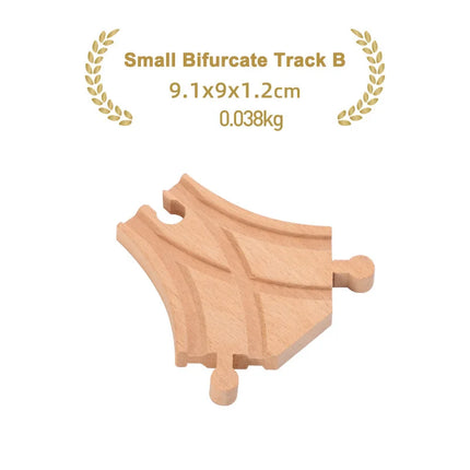 Kinds Of Wooden Track Accessories Beech Wood Railway Train Track Toys Fit for Biro All Brands Wooden Tracks Kids Education Toys