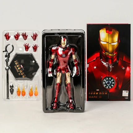ZD Toys Iron Man Mark MK 1-7 17 21 42 43 45 46 85 Tony Stark Collectible Model Doll Action Figure Toy