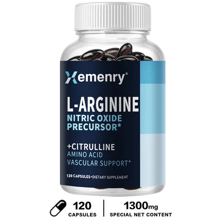 Nitric Oxide Supplements for Men and Women | Vegan, Non-GMO and Gluten-Free Capsules