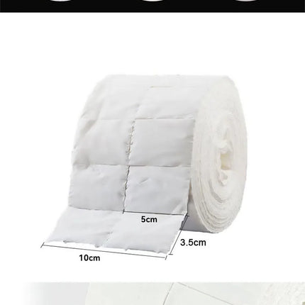300Pcs Nail Wipe Cotton Pads Nail Manicure Soak Nail Art Cleaning Manicure Tool Polish Remover Cleaner Paper Small Roll