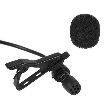 Portable 1.5m Lavalier Mini Microphone Condenser Clip-on Lapel Mic Wired USB/3.5mm/Type-C/Microfon For Mobile Phone Computer PC