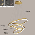3 rings / Coffee color / APP with RC Dimmable