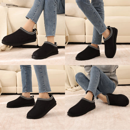 Eyriphy, Size 36 to 42, Winter Boots Woman Warm Women's Boots Fur Boots Low-top Snow Boots Fashion Woman Shoes