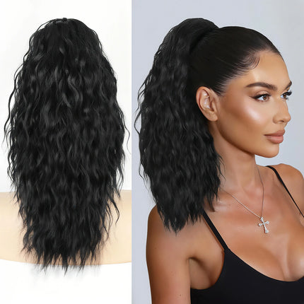 Claw Clip Ponytail Extension for Women Long Wavy Hair Extensions Fluffy Natural Looking Synthetic Clip in Ponytail Hairpiece