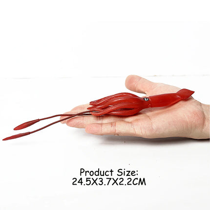 Simulation Marine Mollusc Plastic Model Figures Nautilus Ammonite Squid Octopus Figurine Sealife Animal Educational Toy For Kids
