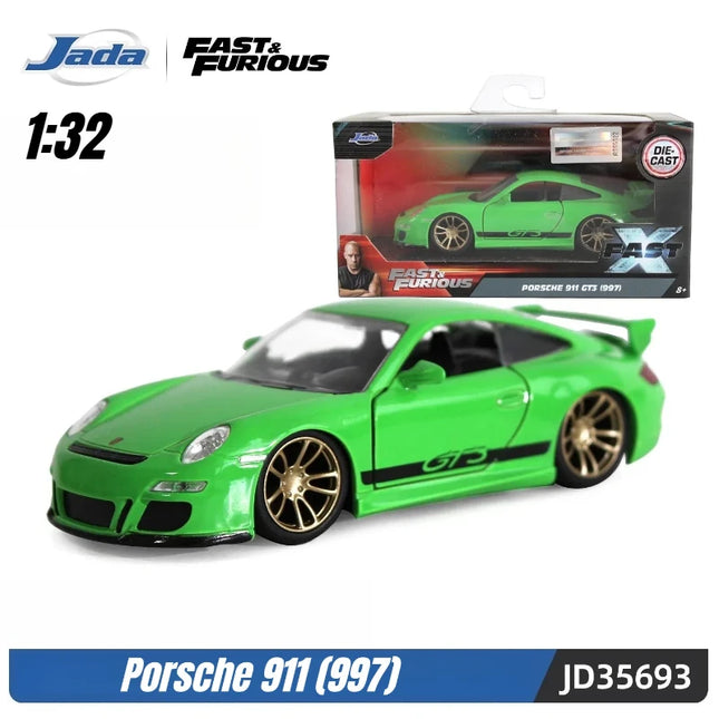 Jada Toys 1:32 Fast&Furious Alloy Car,Mitsubishi Lancer TOYATO Super Nissan Skyline GTR Jetta RX-7 Collection Gift Toys for Kids