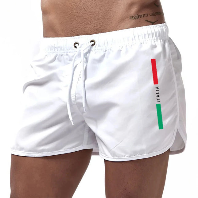 New men's quick-drying beach shorts fitness shorts summer swimwear leisure sports men's swimming board tide beach
