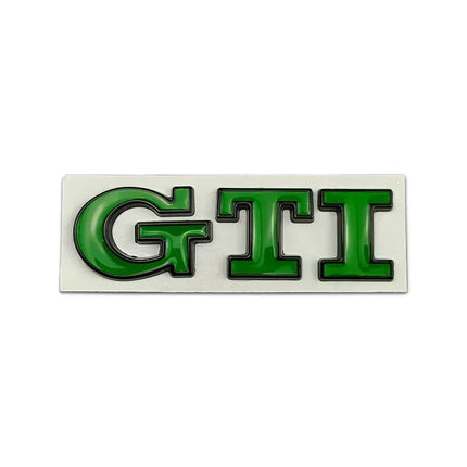 Metal GTI Logo Car Rear Trunk Emblem Side Sticker for Volkswagen VW Golf 4 5 6 7 8 Polo Jetta Tiguan Passat T-Roc MK2 MK5 MK7