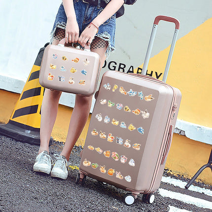 10/60PCS Cute Eevee Graffiti Stickers Pokémon Exquisite Fashion DIY Toys for Bottle Scrapbook Travel Bag Aesthetic Decals