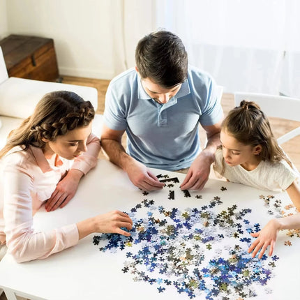 Many Flowers Green Background 500/1000/1200/2000 PCS Jigsaw Puzzles Family Activity Games for Gameroom Bedroom Home Decor